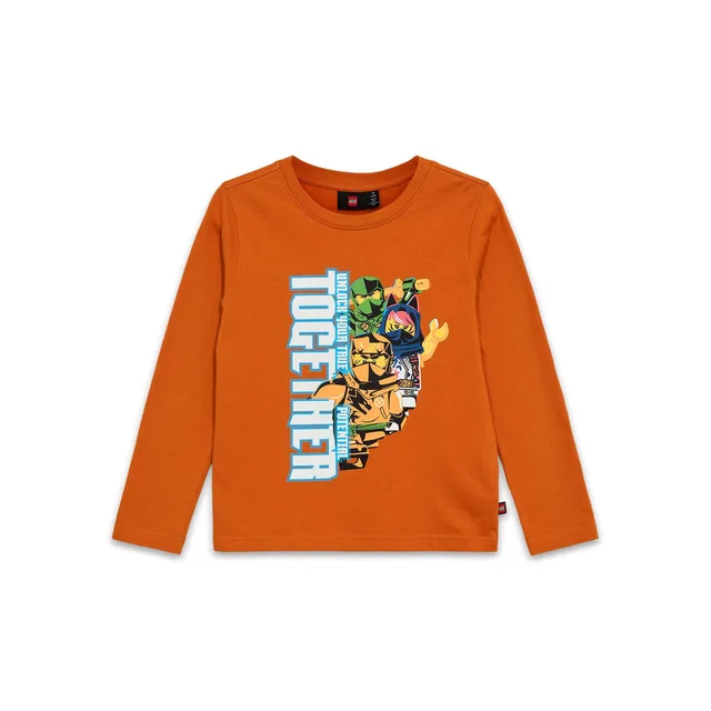 LEGO 5009134-1 Ninjago Long-Sleeve T-Shirt – Dark Orange