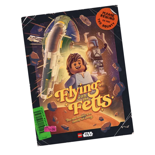 LEGO 5009512-1 "Flying with the Fetts" by Joe Hogan Poster