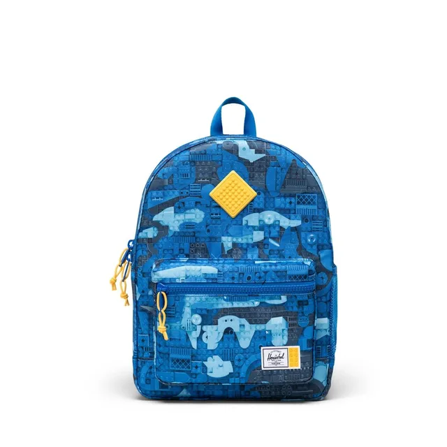 LEGO 5010429-1 Herschel Heritage Kids Backpack - Abstract Bricks Blue