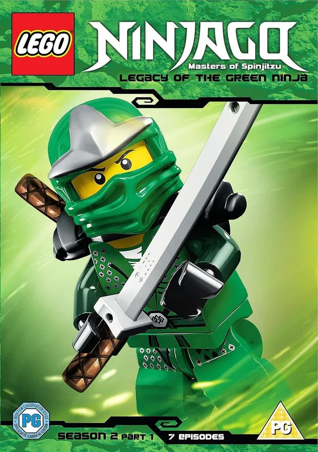 LEGO 5051892192996-1 Ninjago: Masters of Spinjitzu: Legacy of the Green Ninja: Season 2: Part 1 (DVD)