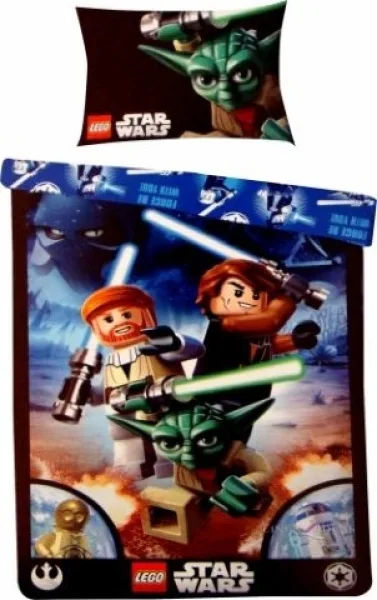 LEGO 5055285331467-1 Star Wars Yoda Duvet Set