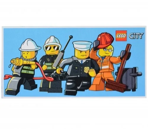 LEGO 5055285346461-1 City Minifigs Towel