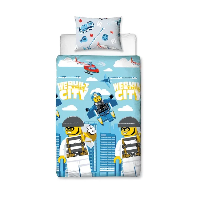LEGO 5056197129517-1 City Police on the Run Duvet Set