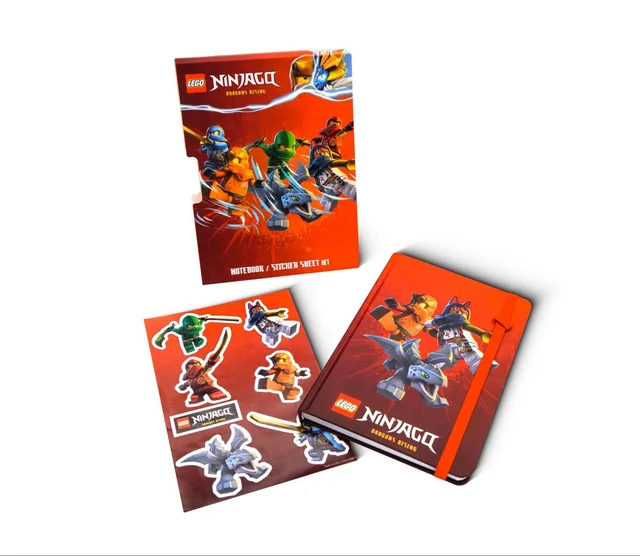 LEGO 5060373575944-1 Ninjago Dragons Rising Sticker Sheet and Notebook
