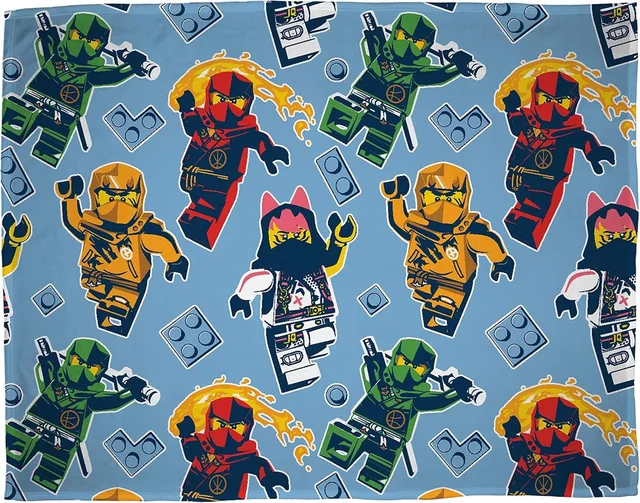 LEGO 5063852332960-1 Ninjago: Dragons Rising Fleece Blanket