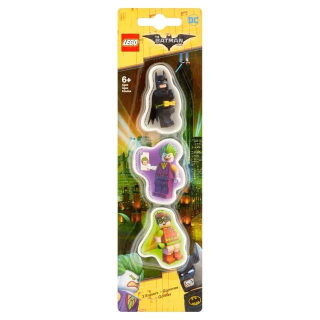 LEGO 51760-1 The LEGO Batman Movie: 3 Eraser Set