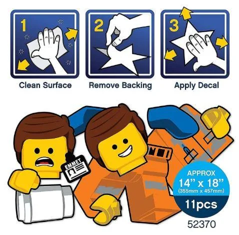 LEGO 52370-1 Emmet Staticker