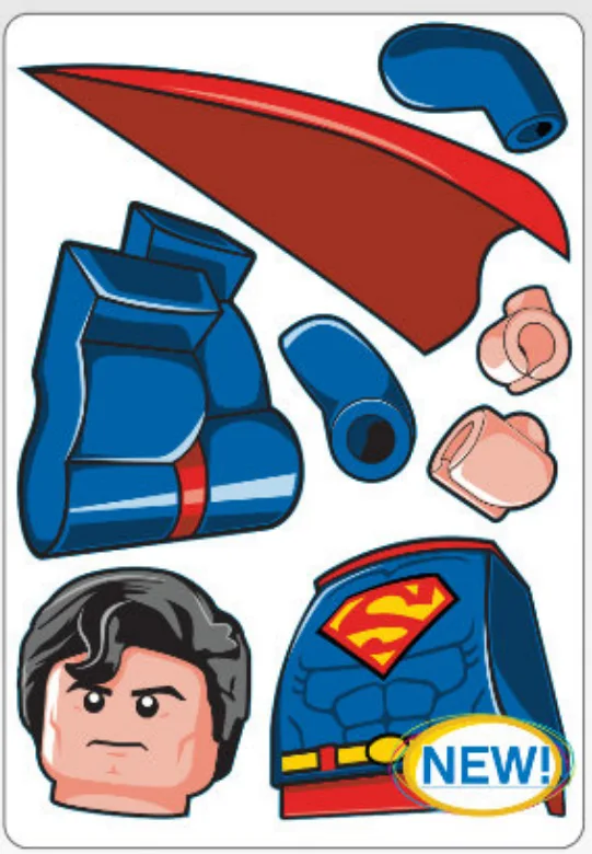 LEGO 52509-1 Superman Staticker