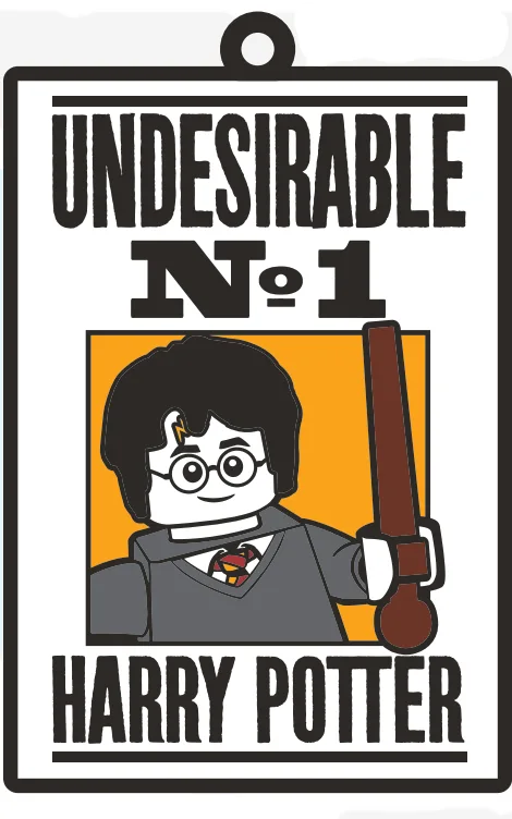 LEGO 53244-1 Wanted Harry Potter Magnet