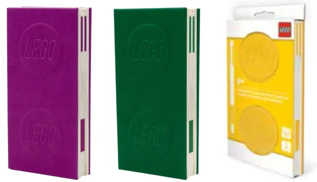LEGO 53592-1 Locking Notebook with Gel Pen 1 x 2 (All Colors)