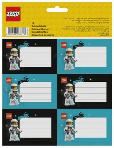 LEGO 5410574466778-1 Space School Labels