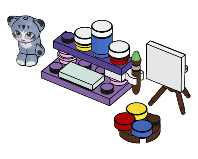 LEGO 561901-1 Emma's Studio and Kitty Chico