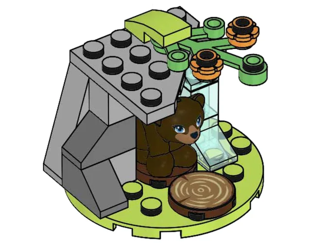 LEGO 561904-1 Biscuit's Cozy Forest Cave