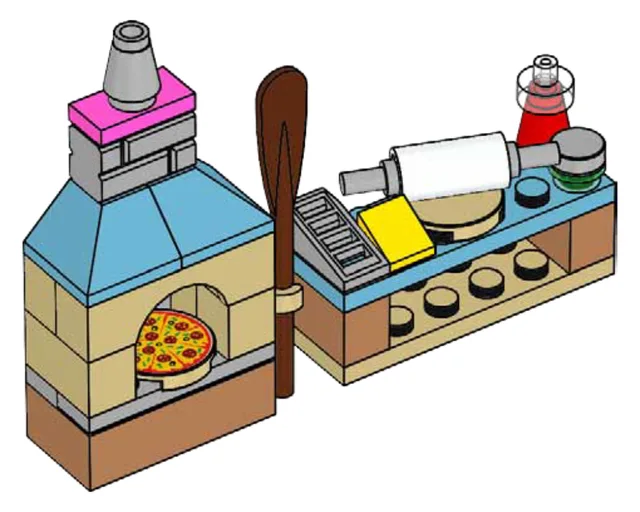 LEGO 562011-1 Stephanie's Pizza Bakery