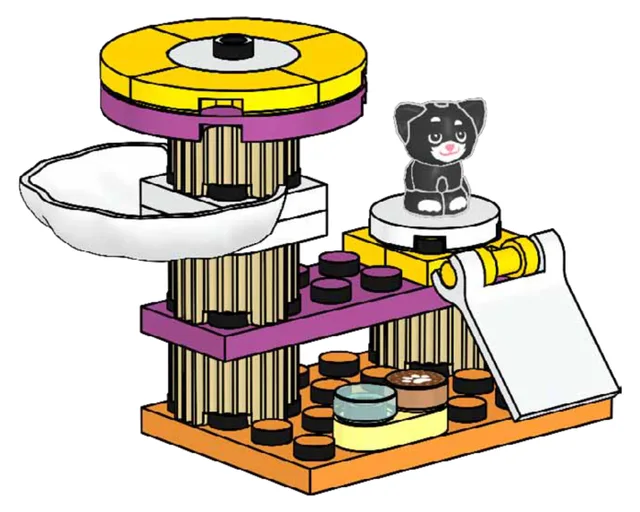 LEGO 562301-1 Cat Tree with Kitten