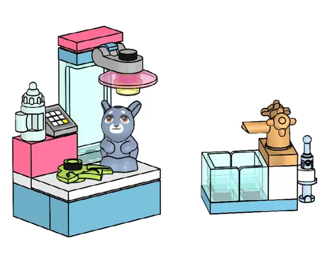 LEGO 562302-1 Bunny at Veterinary Station