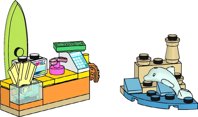 LEGO 562304-1 Surfing with Dolphin