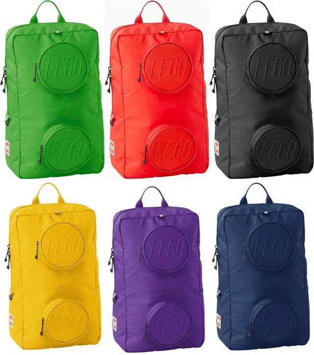 LEGO 5711013090746-1 Brick 1 x 2 Backpack (All Colors)