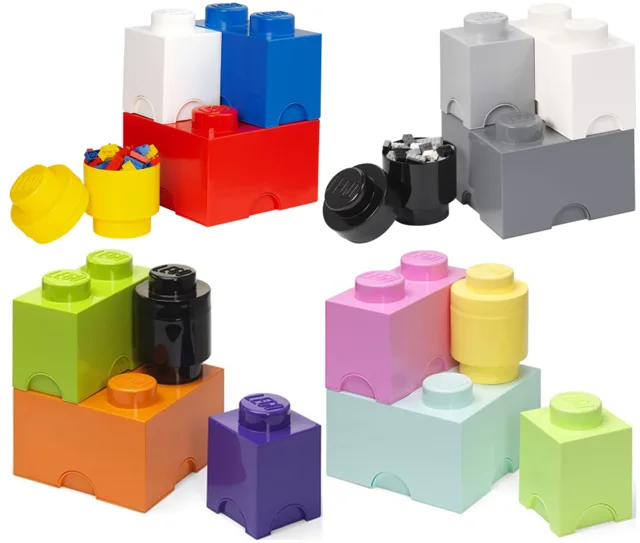 LEGO 5711938248468-1 Storage Brick Multi-Pack 4 Pieces (All Colors)