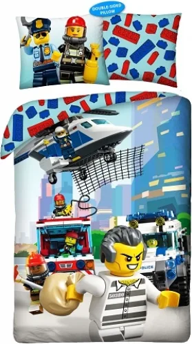 LEGO 5902729045445-1 City Crook Duvet Set
