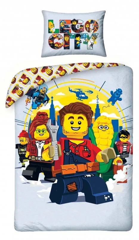 LEGO 5904209604722-1 City Harl Hubbs Duvet Set