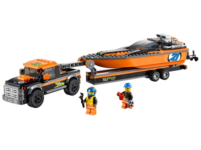 LEGO 60085-1 4x4 with Powerboat