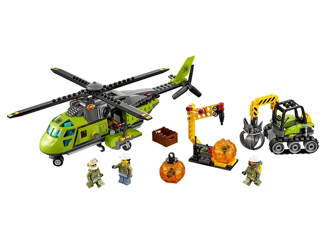 LEGO 60123-1 Volcano Supply Helicopter