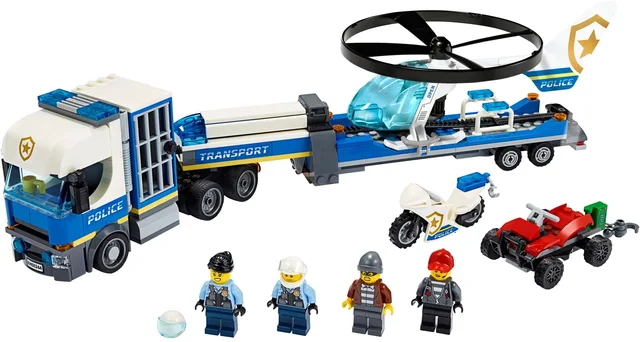 LEGO 60244-1 Police Helicopter Transport