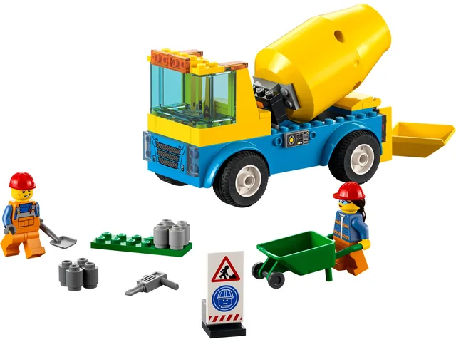 LEGO 60325-1 Cement Mixer Truck