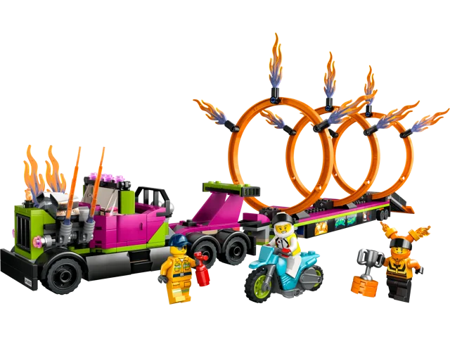 LEGO 60357-1 Stunt Truck & Ring of Fire Challenge