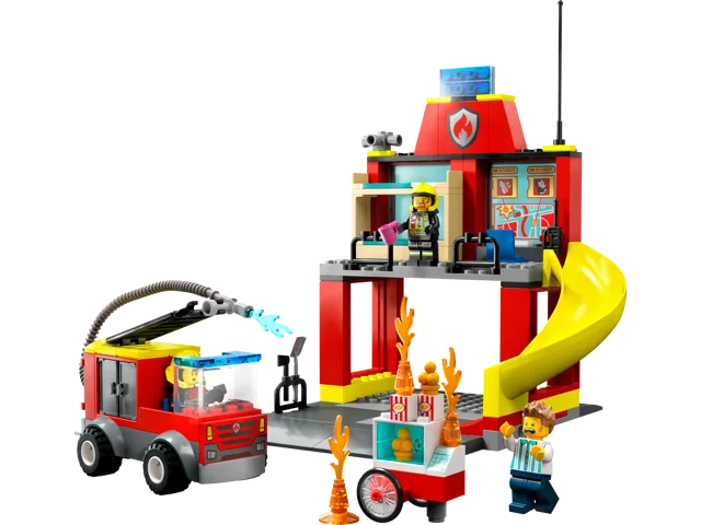 LEGO 60375-1 Fire Station and Fire Truck
