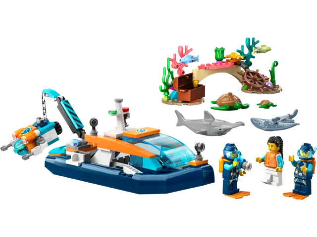 LEGO 60377-1 Explorer Diving Boat