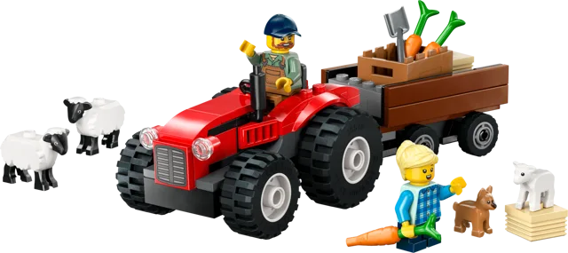 LEGO 60461-1 Red Farm Tractor with Trailer & Sheep