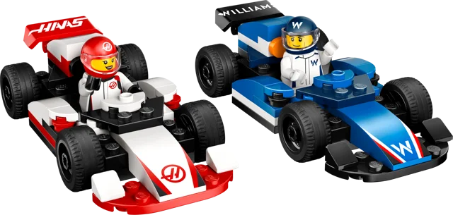 LEGO 60464-1 F1 Williams Racing & Haas F1 Race Cars