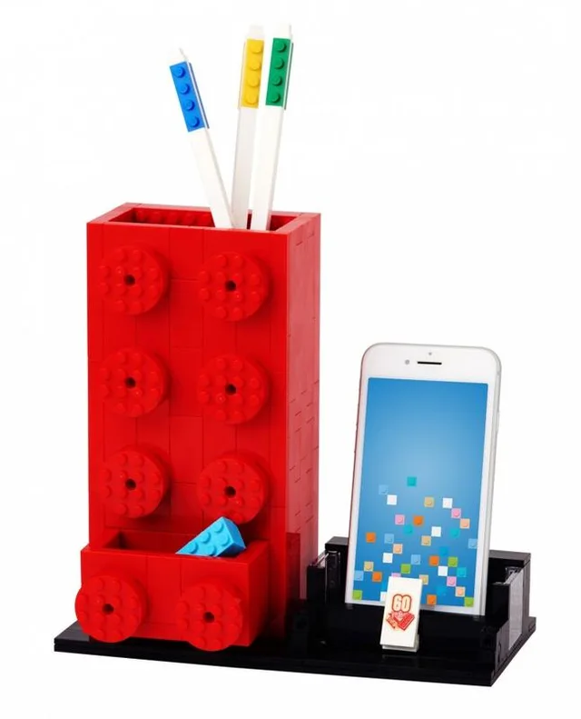 LEGO 6258618-1 60th Anniversary Red Pencil Pot