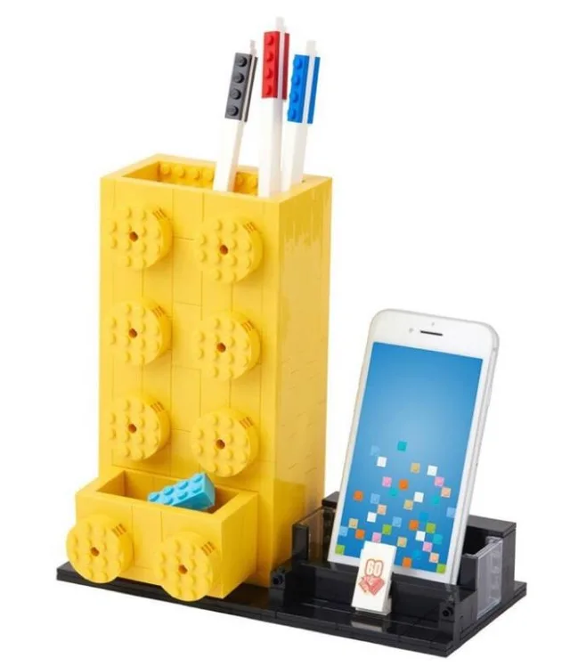 LEGO 6258619-1 60th Anniversary Yellow Pencil Pot