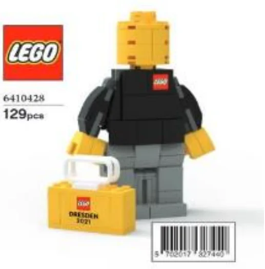 LEGO 6410428-1 Dresden Brand Store Opening Associate Figure
