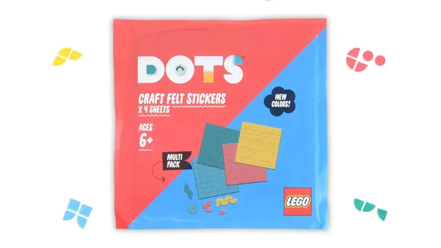 LEGO 6418411-1 Crafty Felt Stickers x 4 Sheets