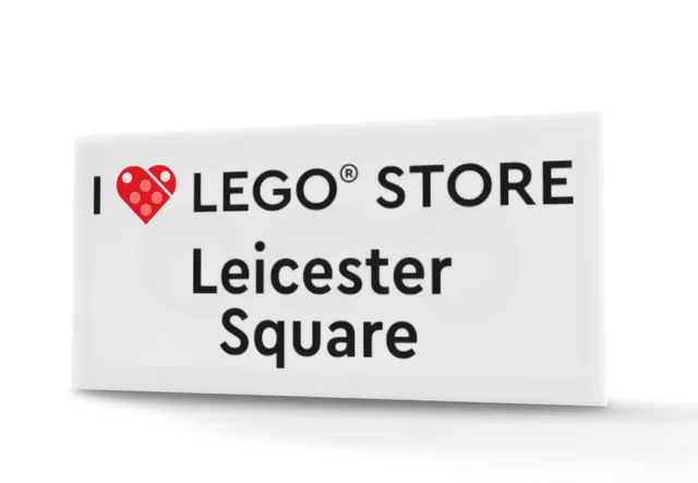 LEGO 6424685-1 I [Heart] LEGO Store Leicester Square Tile