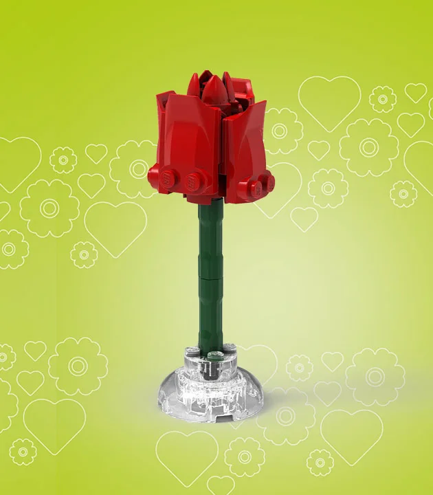 LEGO 6453332-1 Rose