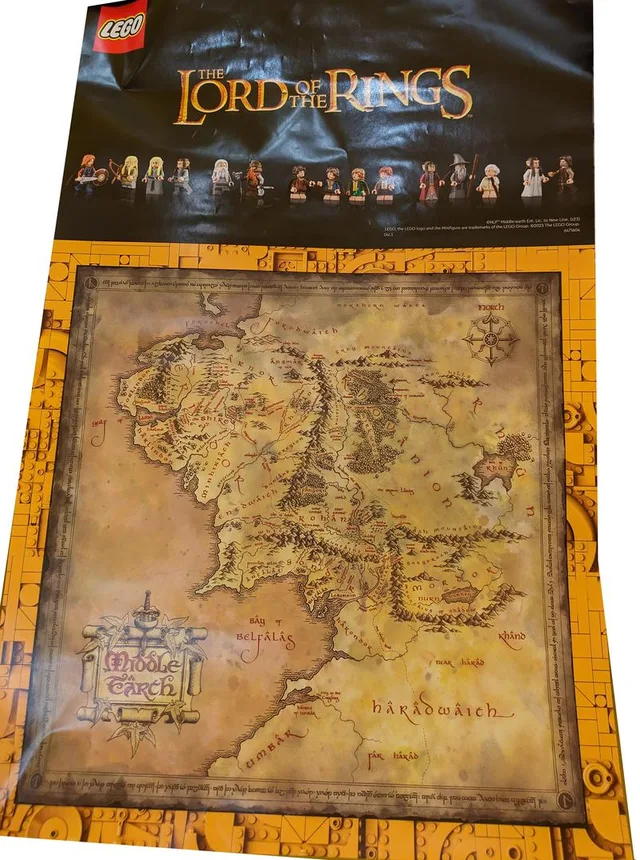 LEGO 6471604-1 Lord of the Rings Poster