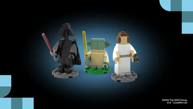 LEGO 6525757-1 Darth Vader, Princess Leia, Yoda