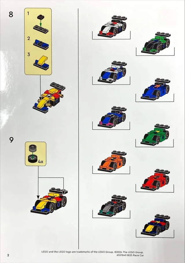LEGO 6557640-12 Race Car - Complete - All Sets