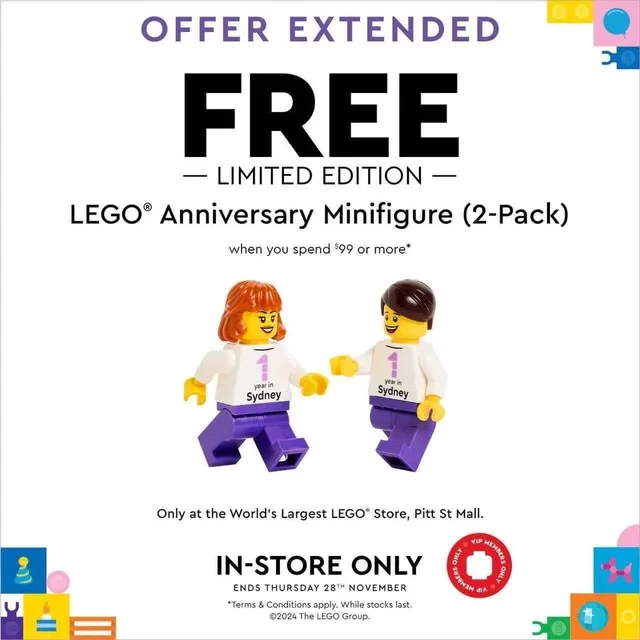 LEGO 6565008-1 Sydney Anniversary Minifigures