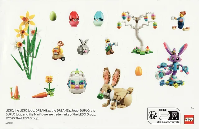 LEGO 6572607-1 Easter Stickers