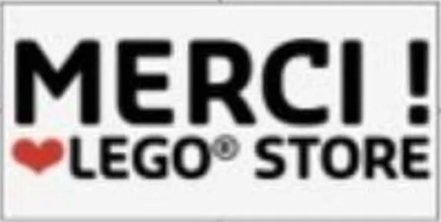 LEGO 6576785-1 Merci! [Heart] LEGO STORE Tile