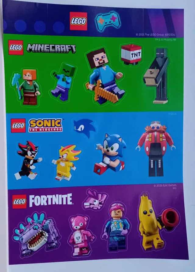 LEGO 6592304-1 Gaming stickers