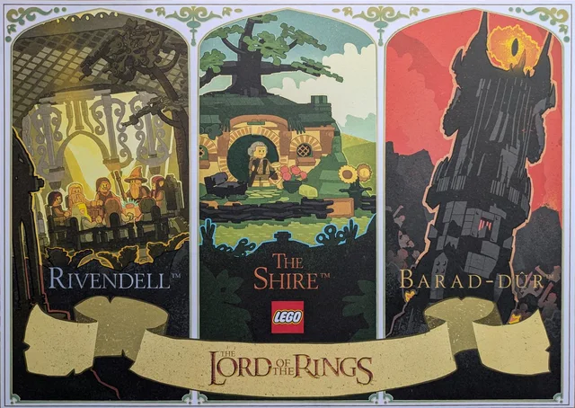 LEGO 6594064-1 Lord of the Rings Poster