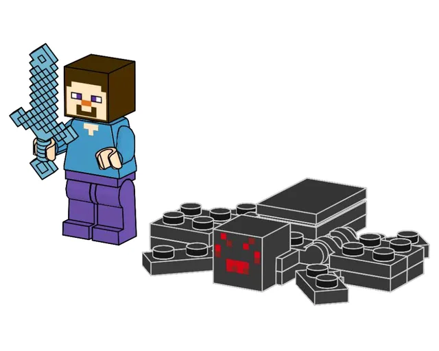 LEGO 662207-1 Steve and Spider