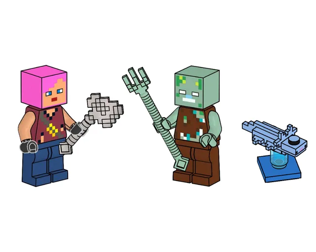 LEGO 662303-1 Adventurer with Drowned and Axolotl